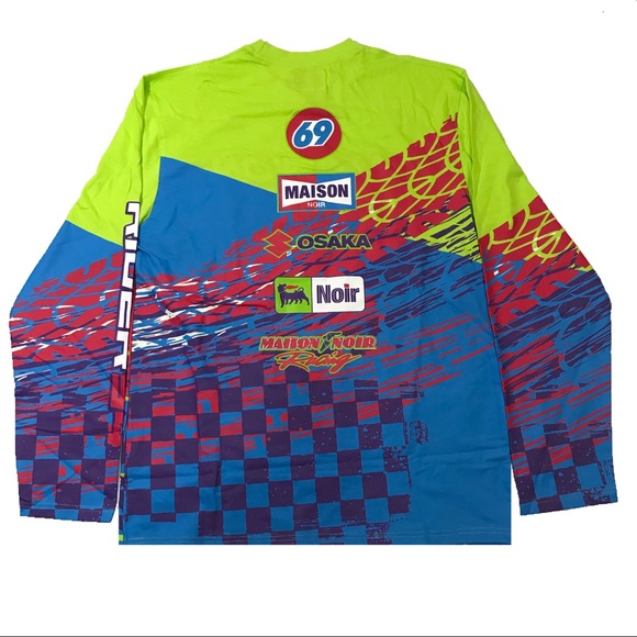 Men’s “Moto Club” Long sleeve tee. S, M, L, and XL - Picture 2 of 5